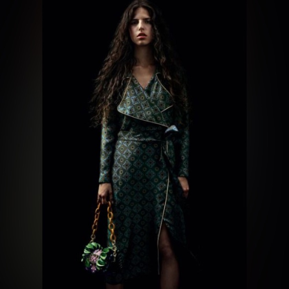 Burberry classic paisley dress